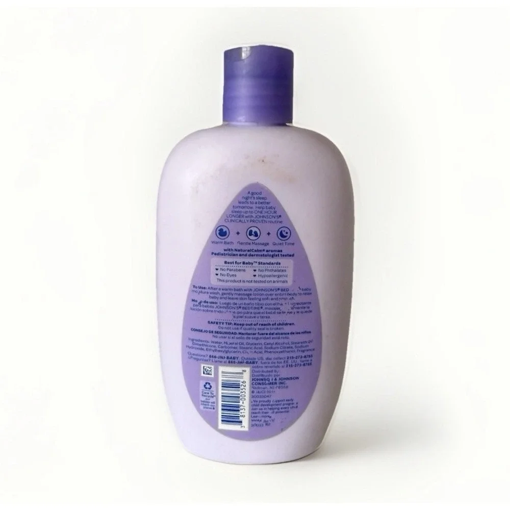 Johnson's Bedtime Baby Lotion 15 oz‎ New Old Stock DISCONTINUED